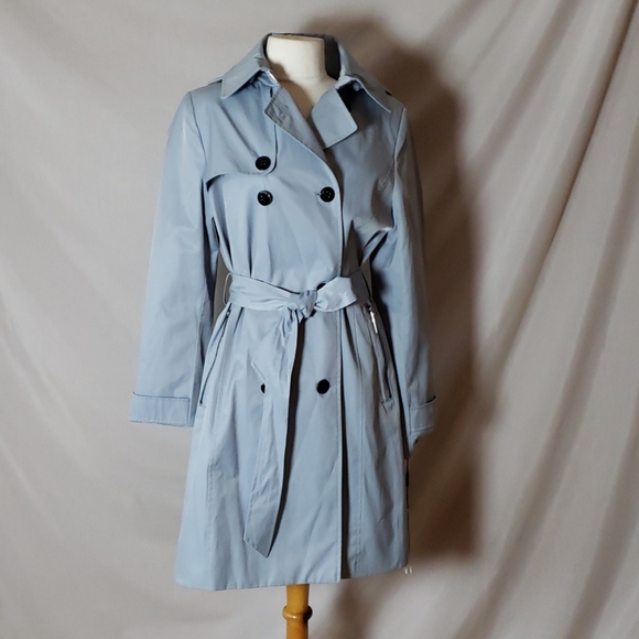 New Calvin Klein Double Breasted Trench Coat